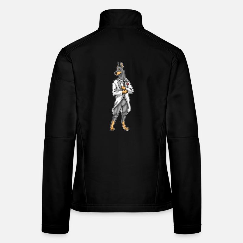 Doberman Groom Veste Mariage Veste en tissu softshell Femme