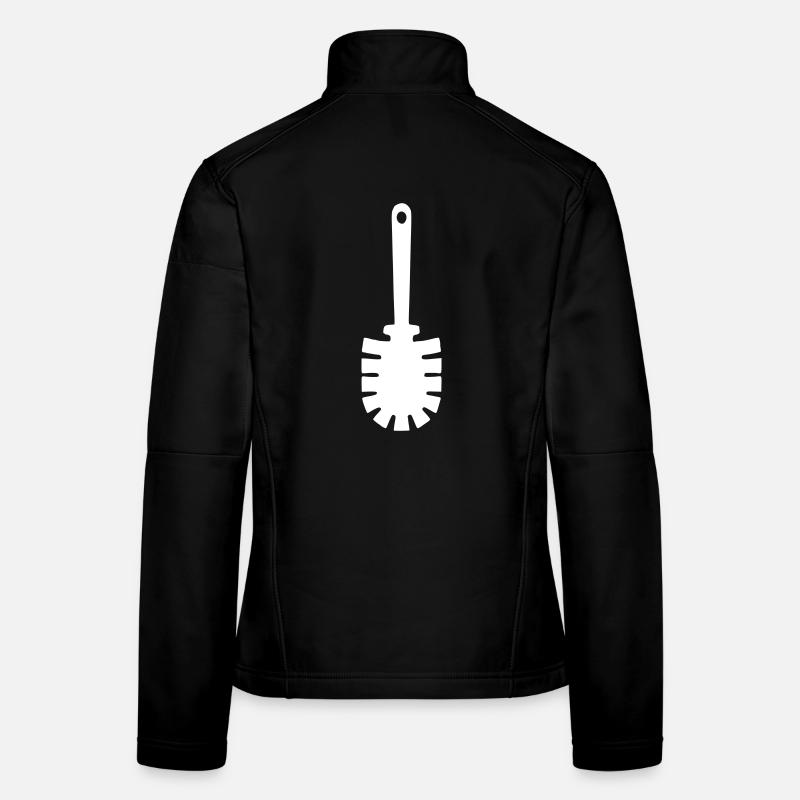 Klobürste Icon WC Putzen Sauber Frauen Softshelljacke