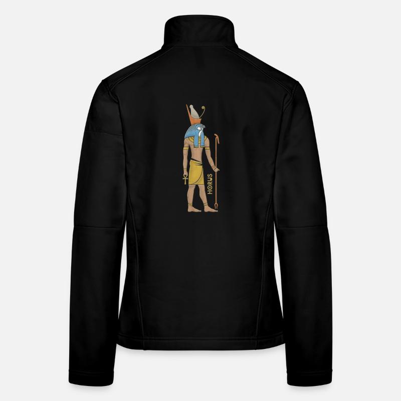 Horus Ägyptischer Gott Krieger Frauen Softshelljacke