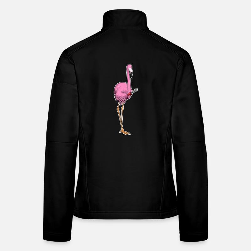 Flamingo Coiffeur Pince à cheveux Veste en tissu softshell Femme