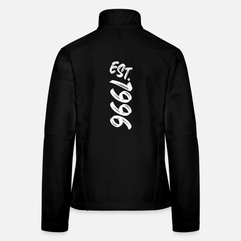 Est. 1996 - Established 1996 - Birthday Gift Women's Softshell Jacket