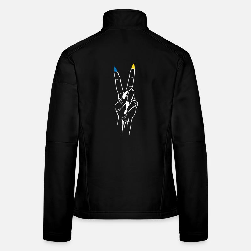 Peace Ukraine Victory Women's Softshell Jacket