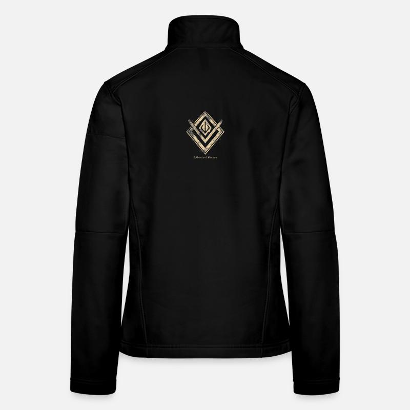 Fettes Diamant-Emblem Frauen Softshelljacke