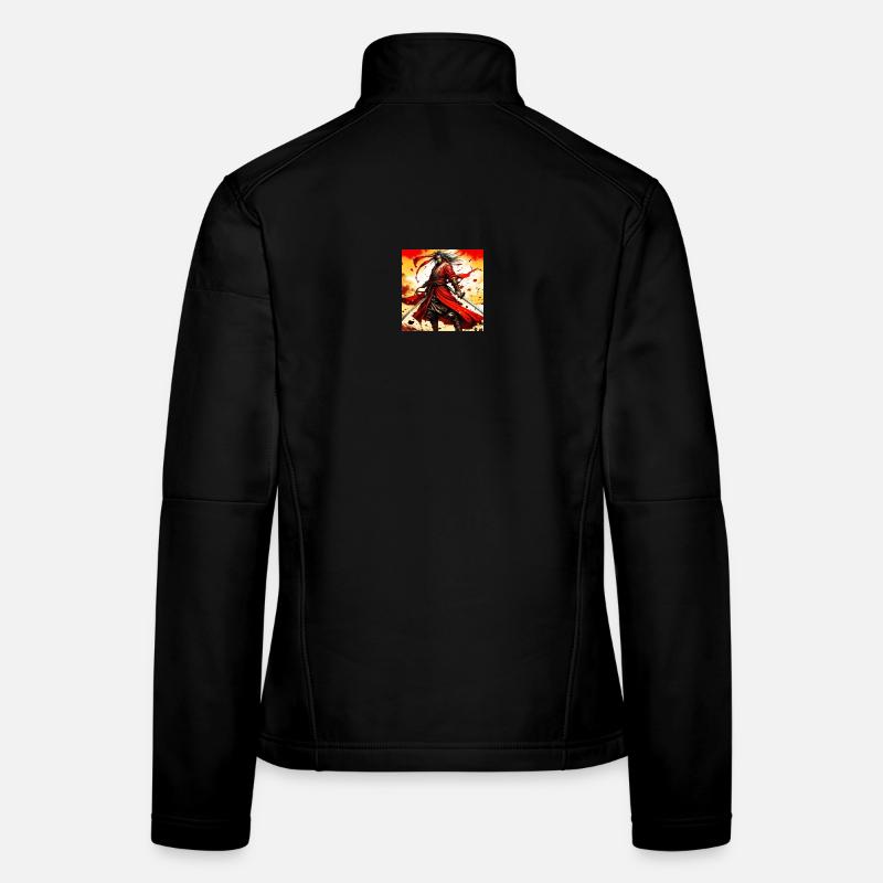Krieger der Flammenklinge - Frauen Softshelljacke - Schwarz