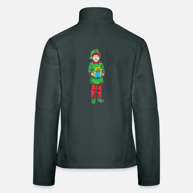 Elf Christmas Package Women's Softshell Jacket