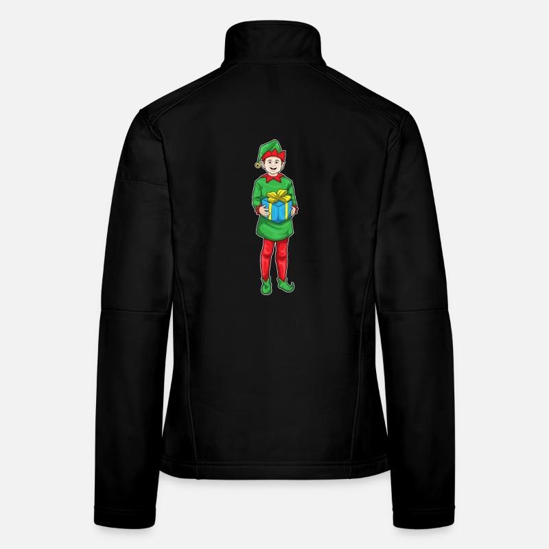 Elf Christmas Package Women's Softshell Jacket