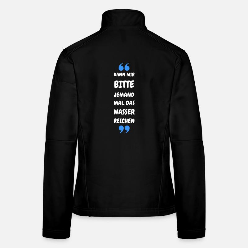 Kann mir bitte jemand das Wasser reichen? Frauen Softshelljacke