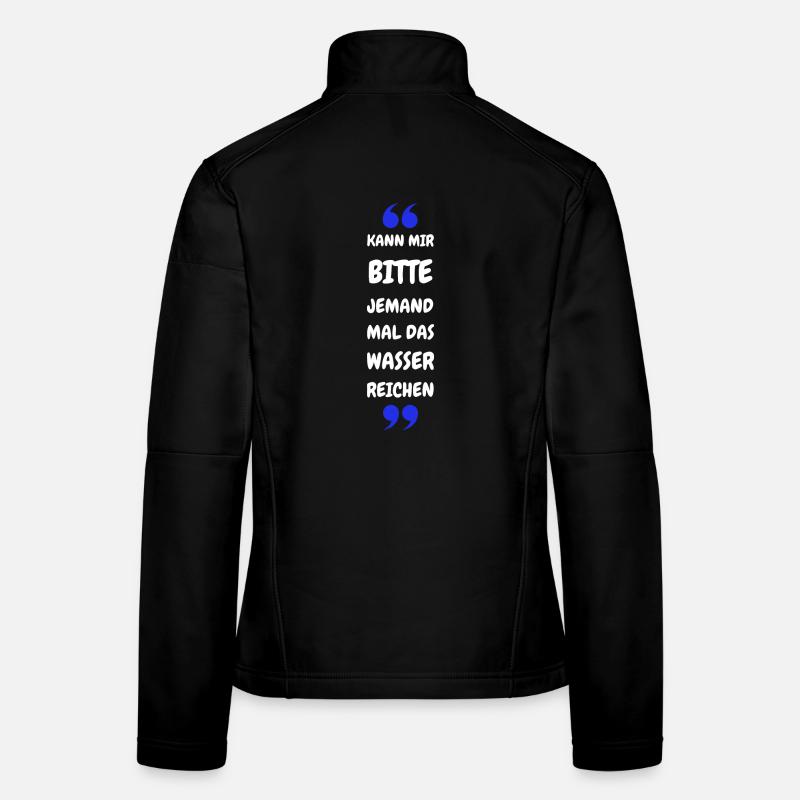 Kann mir bitte jemand das Wasser reichen? Frauen Softshelljacke