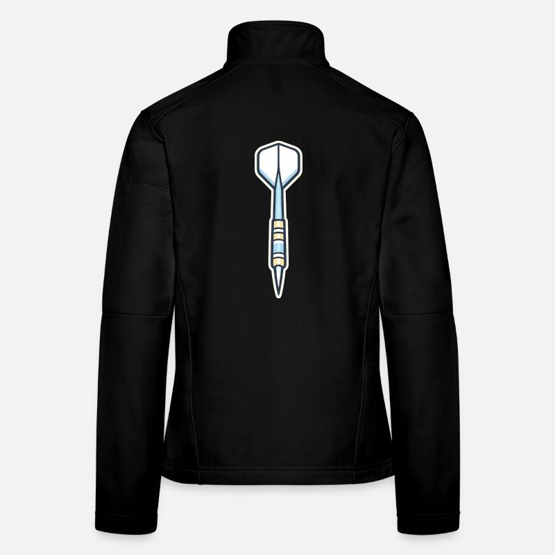 Graphique du Bouclier de la Lance Bleue Veste en tissu softshell Femme