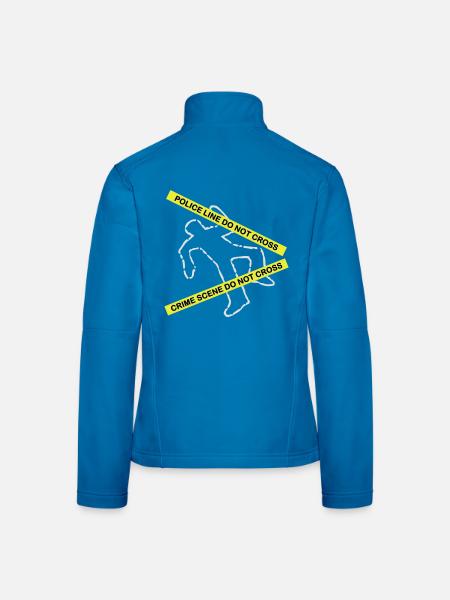 Crime scene set - Women's Softshell Jacket - black - Back