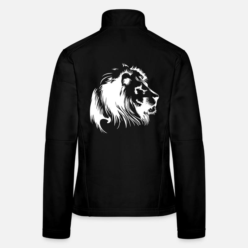 lion - Frauen Softshelljacke - Schwarz