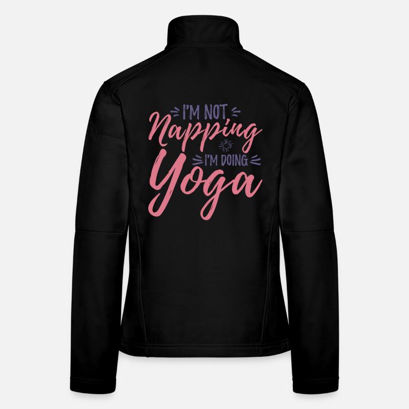 Je fais du yoga Veste en tissu softshell Femme