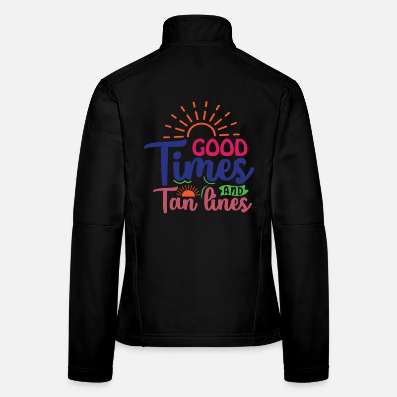 Good Times and Tan Lines Women's Softshell Jacket