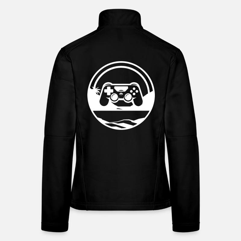 Graphismes de jeux vidéo Veste en tissu softshell Femme