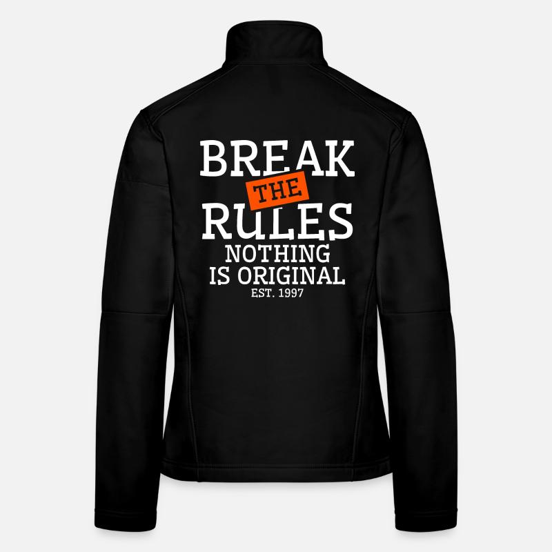 break rules original Women's Softshell Jacket