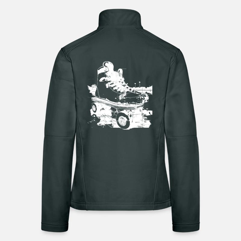 Rollerskates Grafik Frauen Softshelljacke