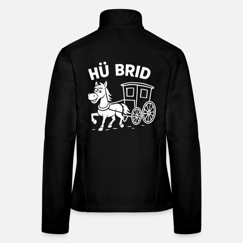 Hü Brid Veste en tissu softshell Femme