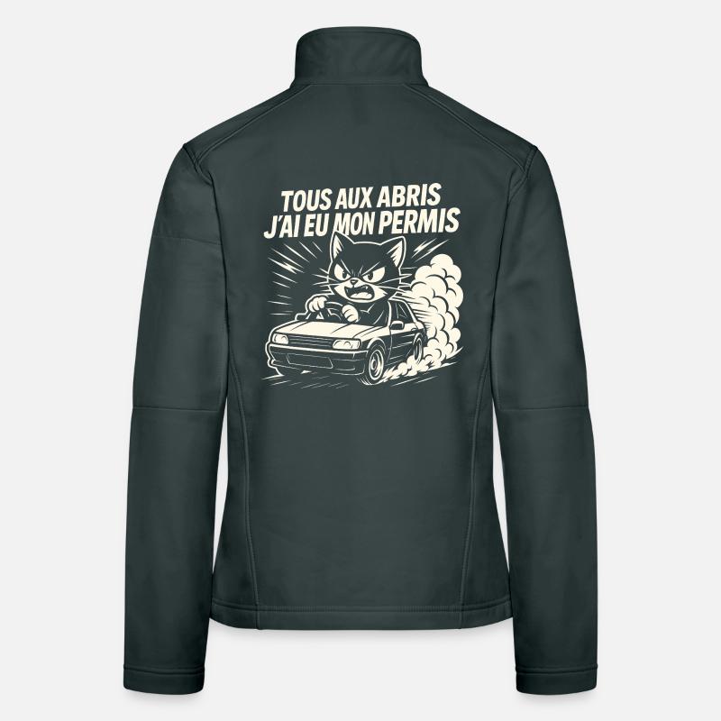 Fahrer Geschenk Führerschein Frauen Softshelljacke