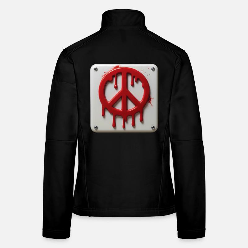 FRIEDENSNOTFALL #2 – Frieden & Liebe Frauen Softshelljacke