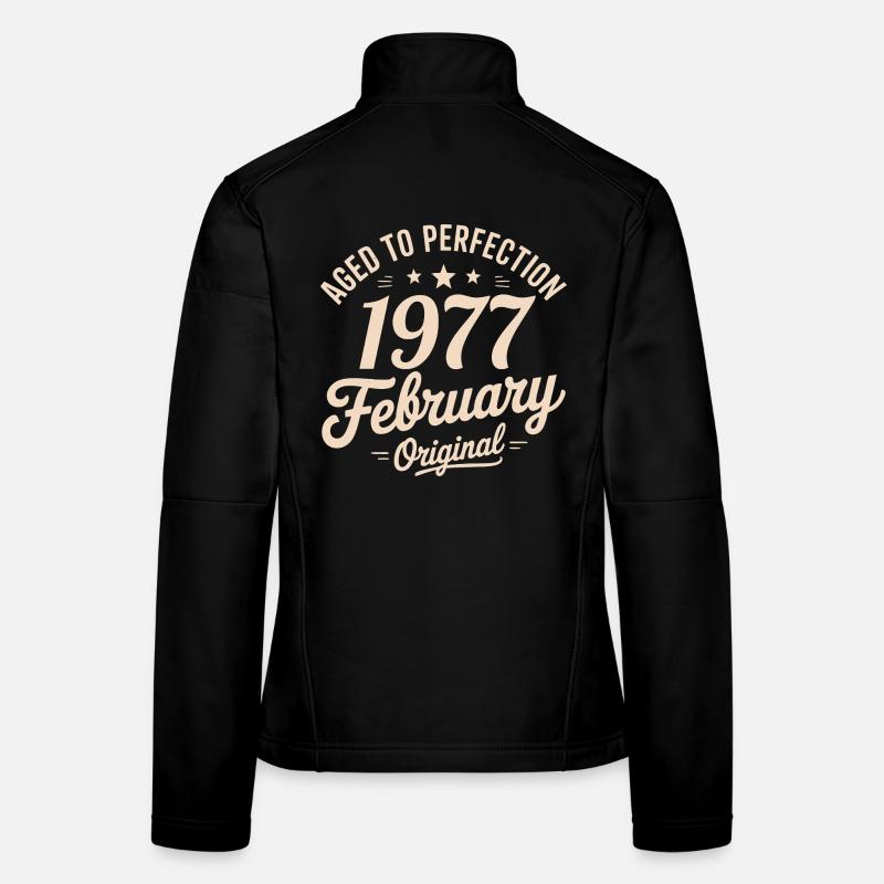 Février 1977 - February 1977 Veste en tissu softshell Femme