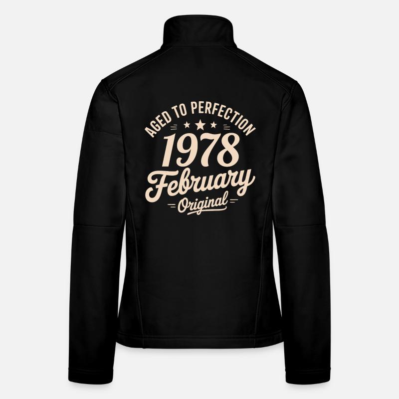 Février 1978 - February 1978 Veste en tissu softshell Femme