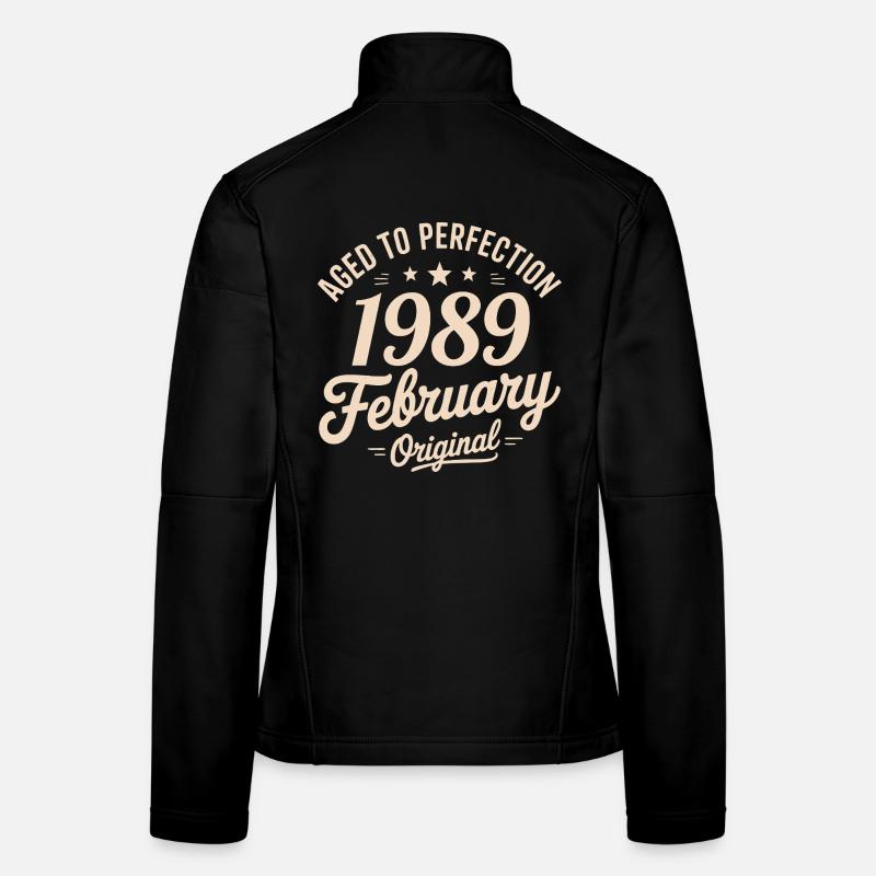 Février 1989 - February 1989 Veste en tissu softshell Femme
