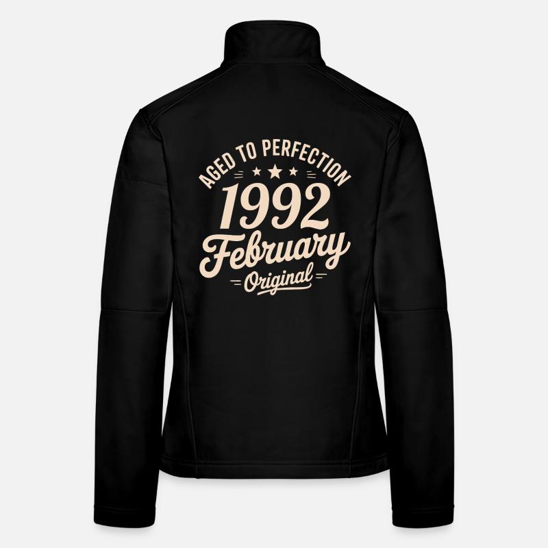 Février 1992 - February 1992 Veste en tissu softshell Femme