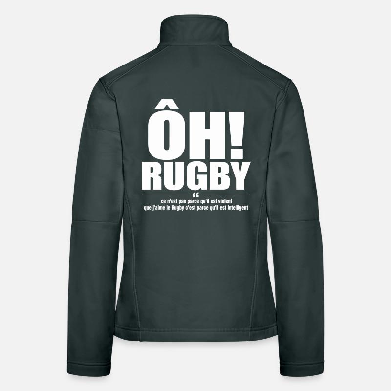 rugby intelligent Veste en tissu softshell Femme