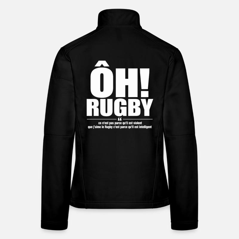 rugby intelligent Veste en tissu softshell Femme