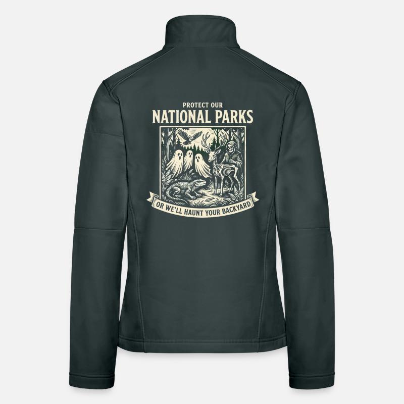 National Parks Ghost Sanctuary Women's Softshell Jacket