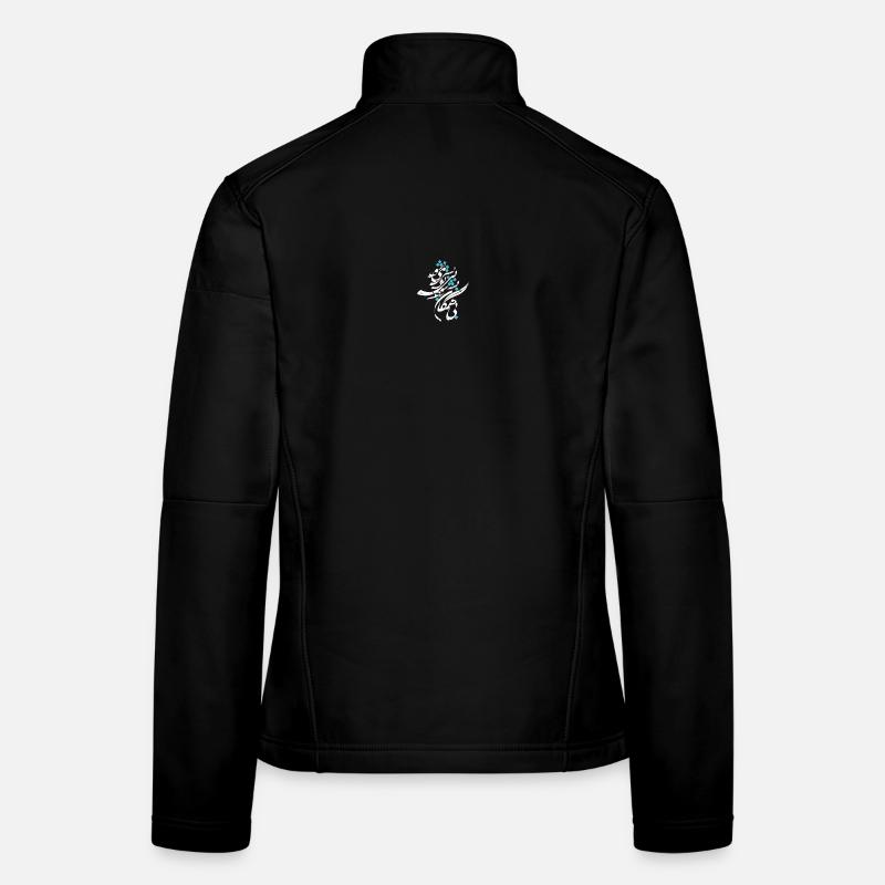 Arabisches Kalligraphiedesign Frauen Softshelljacke