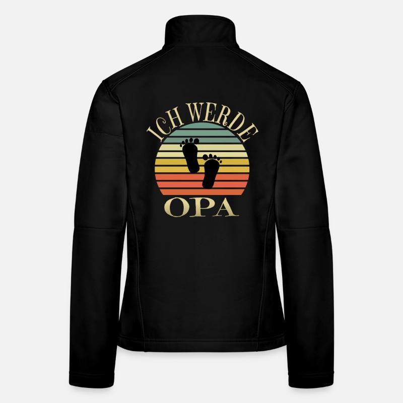 I will be grandpa Women's Softshell Jacket