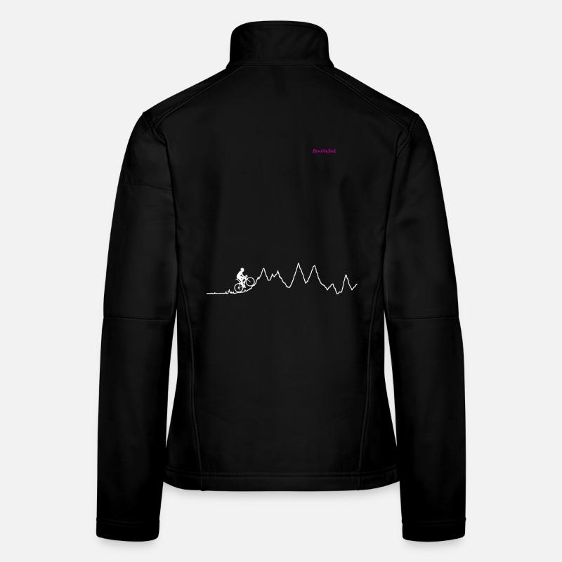 Radfahren - Frauen Softshelljacke - Schwarz