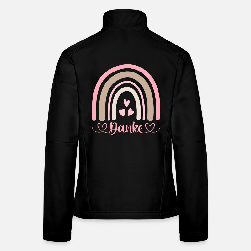 Erzieherin Danke Regenbogen Frauen Softshelljacke