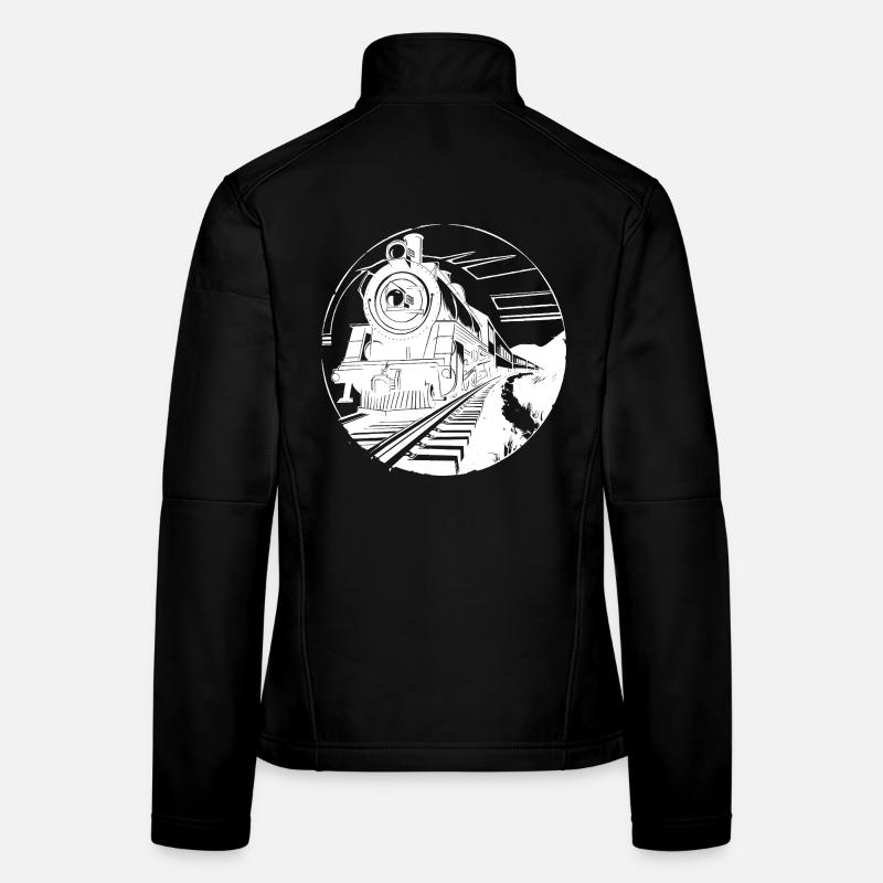 Railway Graphic Women's Softshell Jacket
