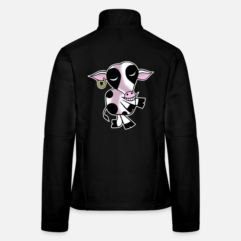 Welcoming cow Women's Softshell Jacket