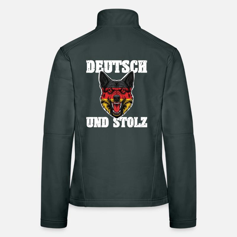 Deutscher Schäferhund Frauen Softshelljacke