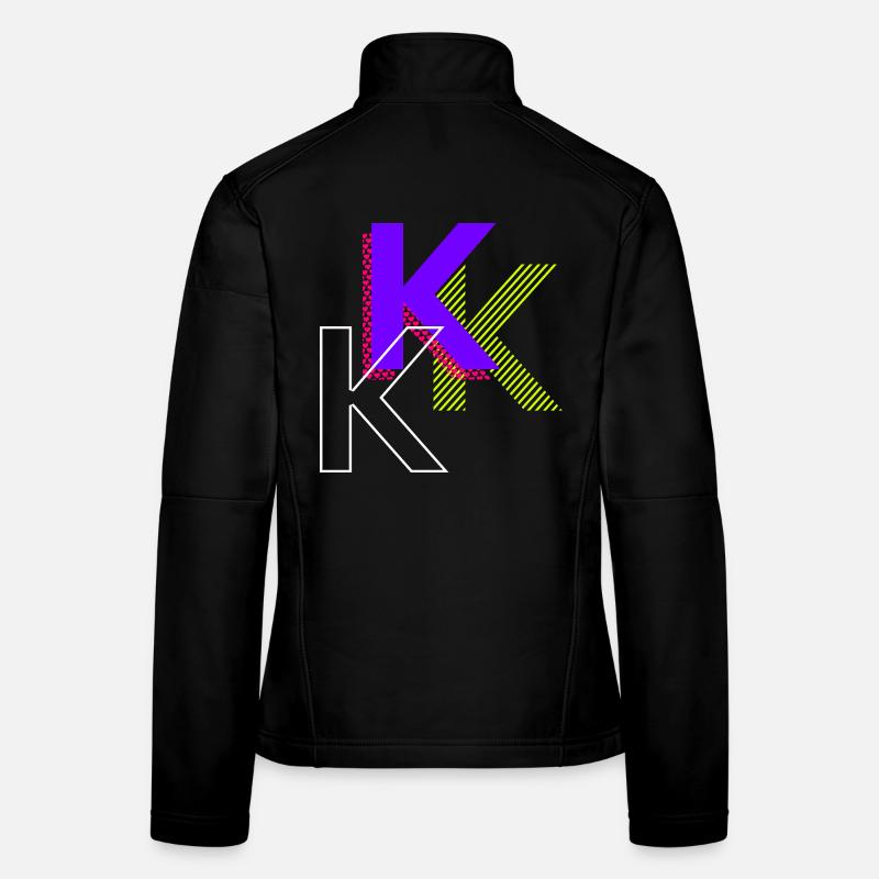 k - Graffiti Design Frauen Softshelljacke