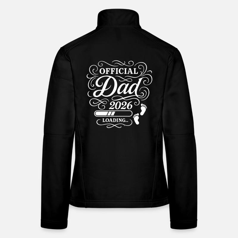 Dad 2026 Papa Loading Vaterschaft Frauen Softshelljacke