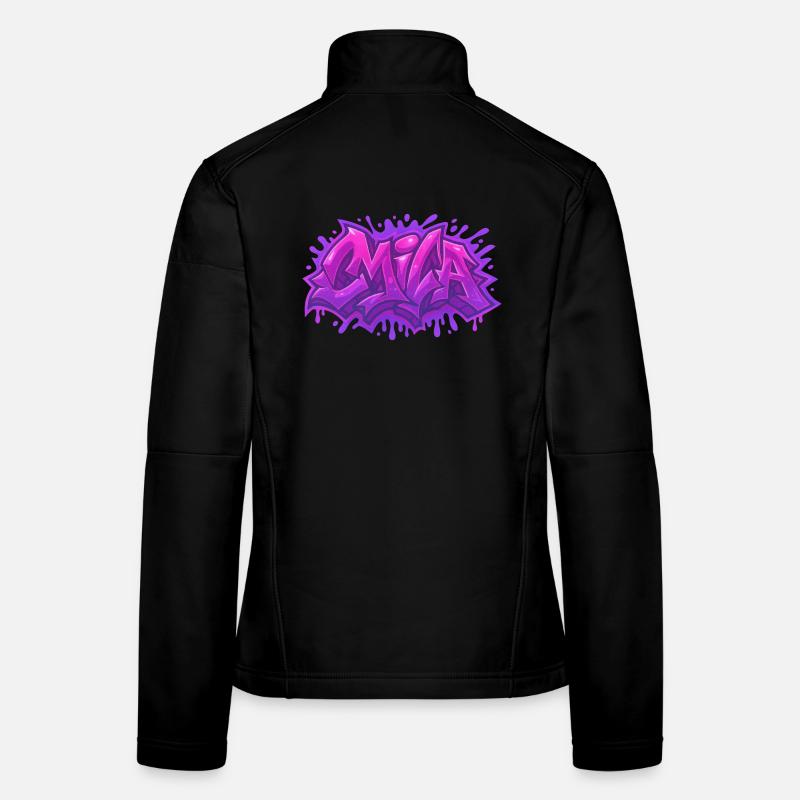 Graffiti MILA Name Gift Ideal Druckbar Frauen Softshelljacke
