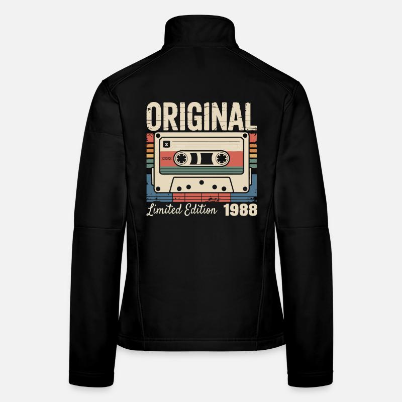 38. Jubiläum – Vintage-Geschenk 1988 Frauen Softshelljacke