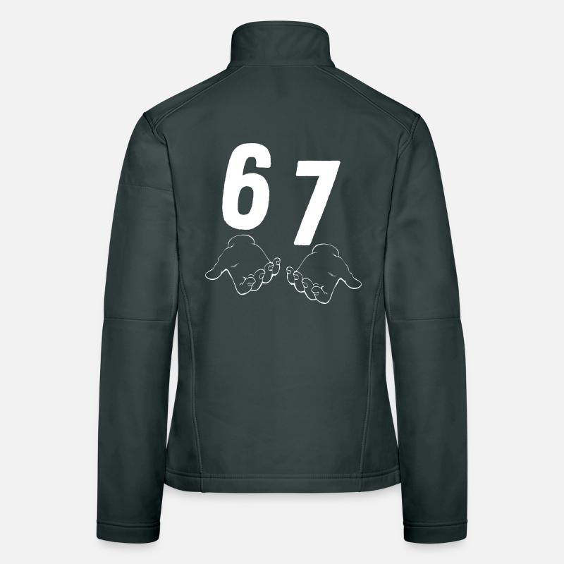 67 Six Sept Veste en tissu softshell Femme