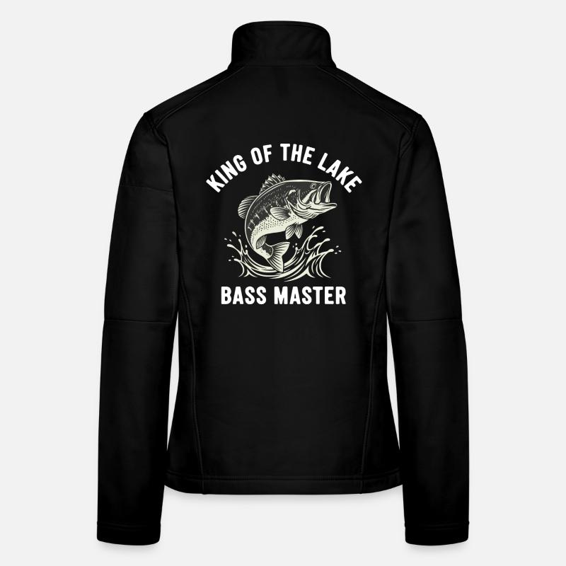 Pêche Bar Maître Rivière Lac Veste en tissu softshell Femme