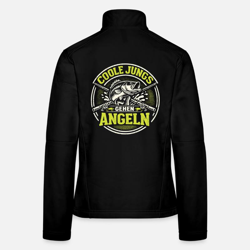 angeln lustig spruch geschenk männer Frauen Softshelljacke