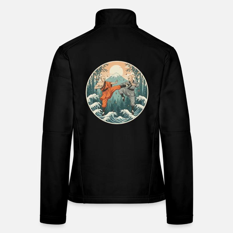 Kung Fu Kampfkunst Frauen Softshelljacke