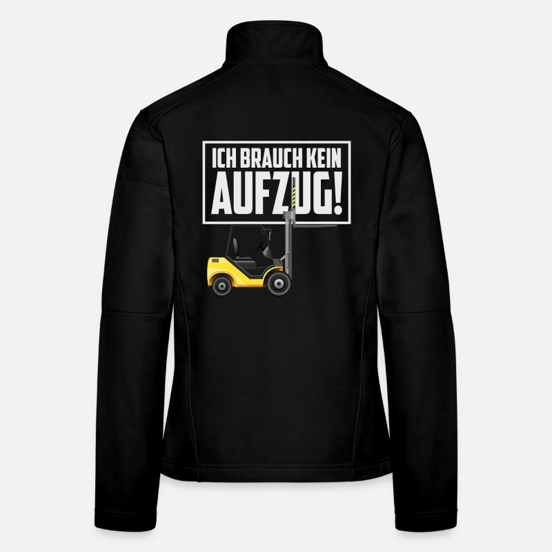 Gabelstapler Fahrer Frauen Softshelljacke