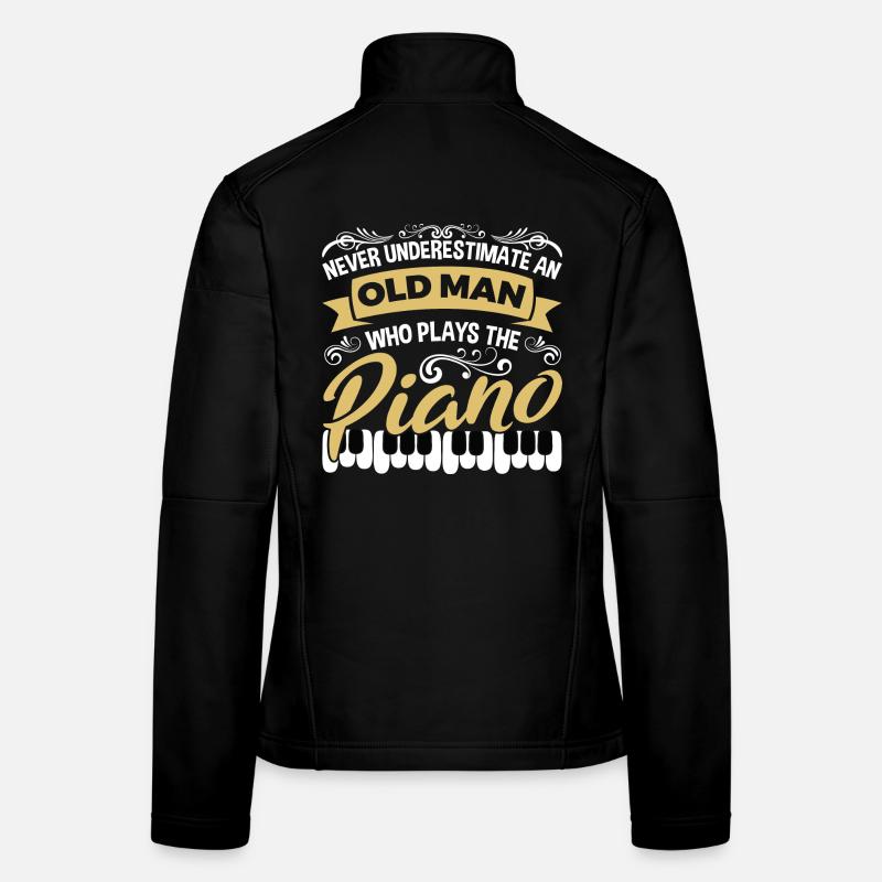 Old Pianist Women's Softshell Jacket