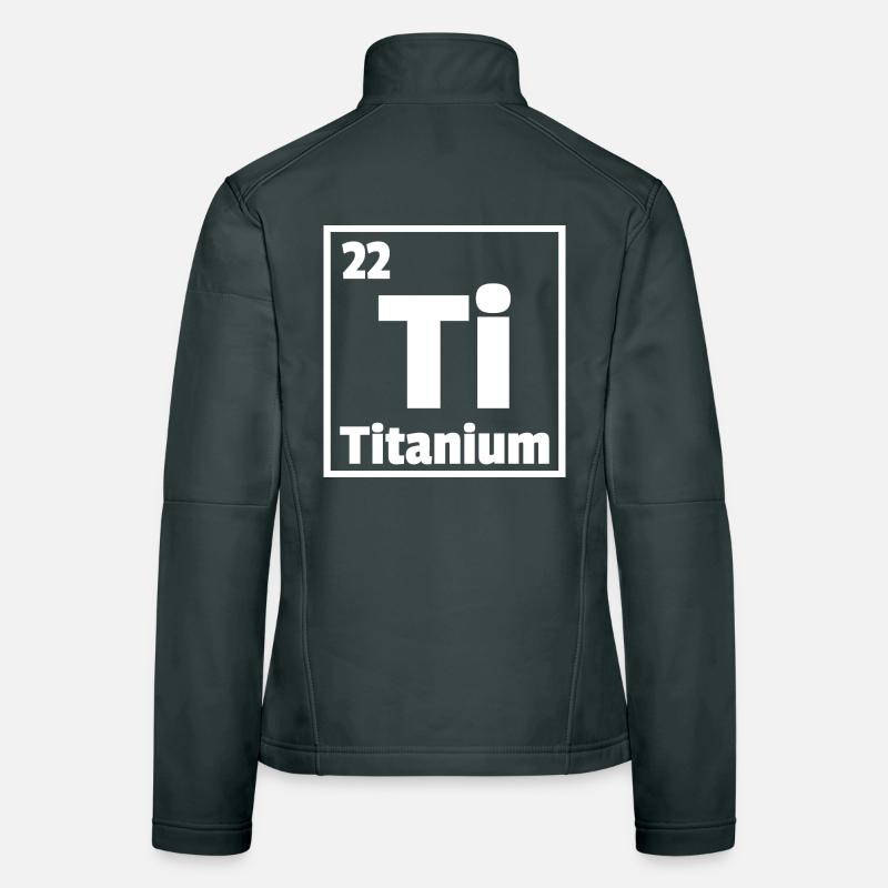 Titanium Ti Periodic Table of Elements Frauen Softshelljacke