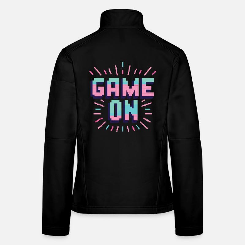 Game on Frauen Softshelljacke
