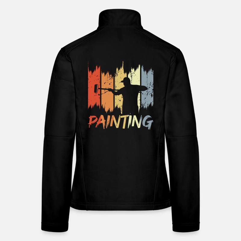 Retro Painter Women's Softshell Jacket